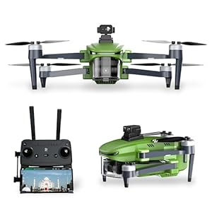 IZI Sky 4K 20MP CMOS 1/3.06 Camera Drone, 360 Obstacle Avoidance 3 Axis Gimbal 5KM Transmission, Cinematic Vertical Shooting, Precision Hovering, 10+ Flying Modes, GPS, Return to Home, 2X Batteries (64 Mins Flight)