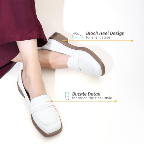 Image of YOHO Stella Loafers for Women | Comfortable & Stylish Bellies | Fashion Moccasins with Footpharma Footbed | Slip-on for Casual & Formal Wear | 002