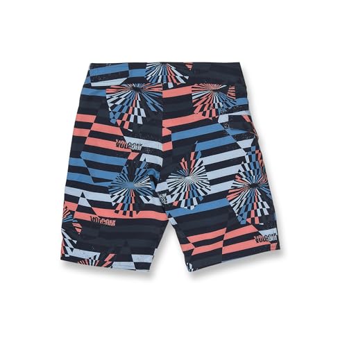 Image of Volcom Boys' Mod Stone Stripe Navy 29