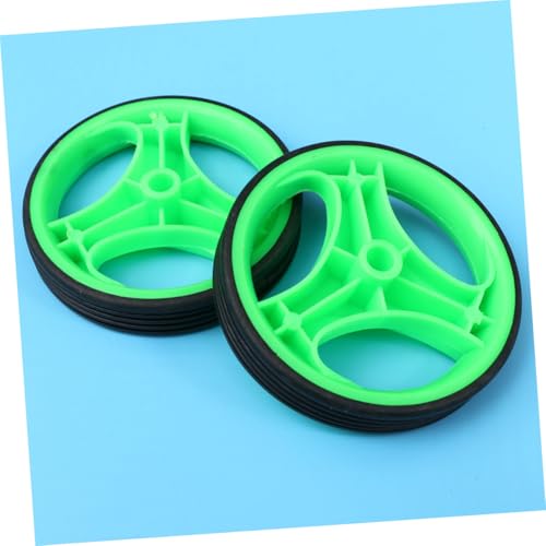 GALPADA Set de Ruedas de Entrenamiento para Bicicleta con Soporte de 12-20 Pulgadas, Ruedas Auxiliares Silenciosas en Verde para Estabilidad y Aprendizaje miniatura 4