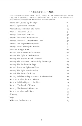 Image of The Iliad Abridged-A Modern English Translation with Notes, Maps, and Glossary for Students and Readers
