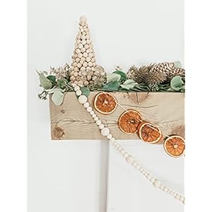 7ft Wood Bead Garland Farmhouse Home Decor Rustic Country Natural Holiday Christmas Tree Boho Decorations Mantel Wall Hanging Prayer Beads 7ft Wood Bead Garland Farmhouse Home Decor Rustic Country Natural Holiday Christmas Tree Boho Decorations Mantel Wall Hanging Prayer Beads