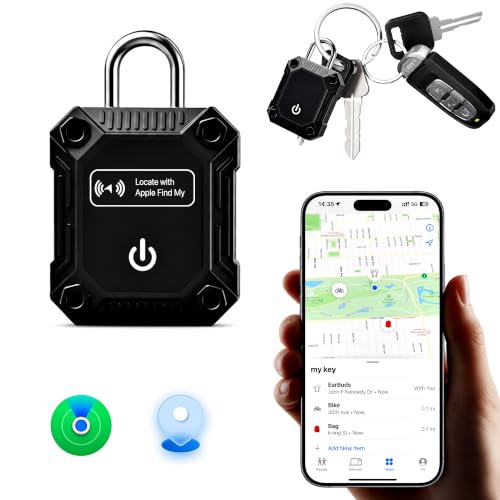 Image of Tracker Tag 1 Pack(iOS Only), Bluetooth Trackers for Apple Find My, 7-Year Battery Life, IP68 Waterproof, Item Finders Smart Tag for Keys, Luggage, Backpack-[Apple MFi Certified]