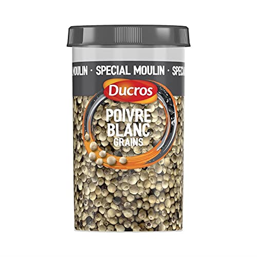 DUCROS - Poivre Blanc En Grains Ménagère 100G - Lot De 3 - Livraison Gratuite