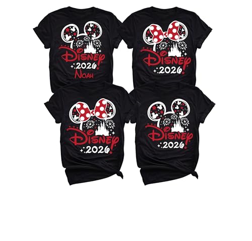 Image of Custom Family Trip Shirts 2026, Matching Vacation Tees, Fantasy Castle Theme Shirt, Group Travel Holiday Shirt