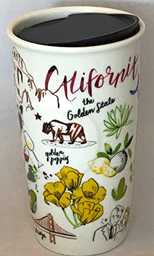 ca starbucks mug - Starbucks 2016 California Collectors 10 oz Ceramic Tumbler