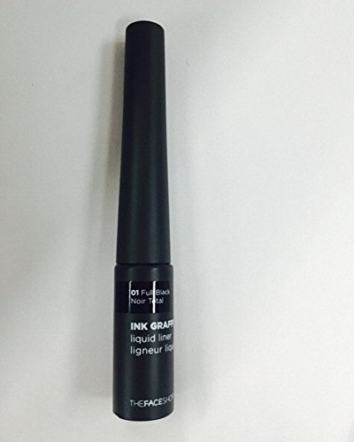 The Face Shop Ink Graffi Liquid Liner 01 Full Black 6ml