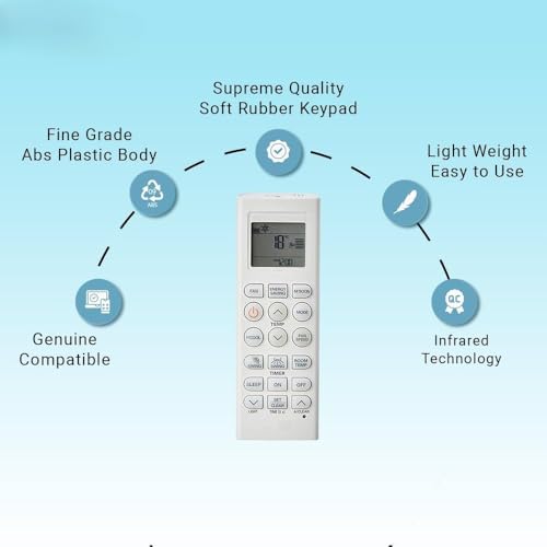 Image of Original ac Remote Air Conditioner Remote Compatible for LG Split AC Remote Control [ Compatible for Lg Ac Remote ] [ AC-36I ], White