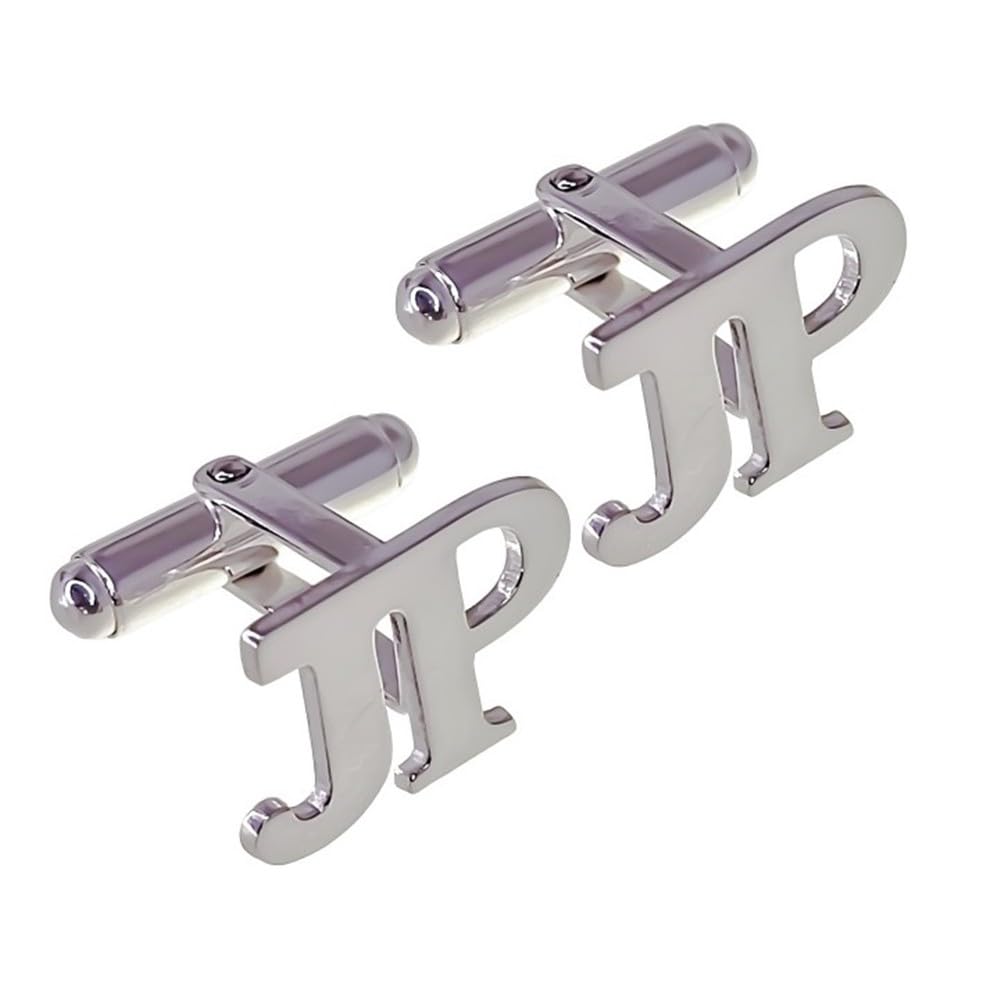 Inmaculada Romero IR Gemelos Plata Ley 925m iniciales personalizadas - Personalizable