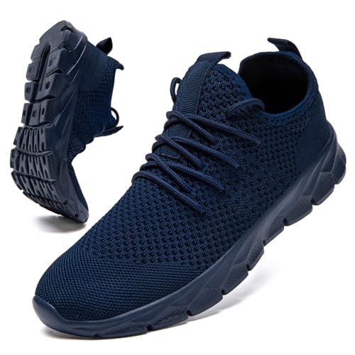 Linenghs Womens Tennis Shoes Running Sneakers Lightweight Breathable Gym Workout Fashion Sport Mesh Slip On Walking Shoes