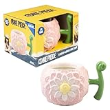DESIGN 3D SUPER DETTAGLIATO - Mug realizzata in dolomite, modellata in rilievo e dipinta a mano con finitura lucida, ispirata al potere Flower di Nico Robin. Un oggetto che attira subito l’attenzione e alza il livello del tuo angolo nerd