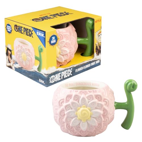 Grupo Erik Taza One Piece Fruta del Diablo - Tazas anime grande desayuno 600ml HANA HANA| Regalos One Piece Merchandising - Tazas originales para regalar de Cerámica OFICIAL Grupo Erik Taza One Piece Fruta del Diablo - Tazas anime grande desayuno 600ml HANA HANA| Regalos One Piece Merchandising - Tazas originales para regalar de Cerámica OFICIAL