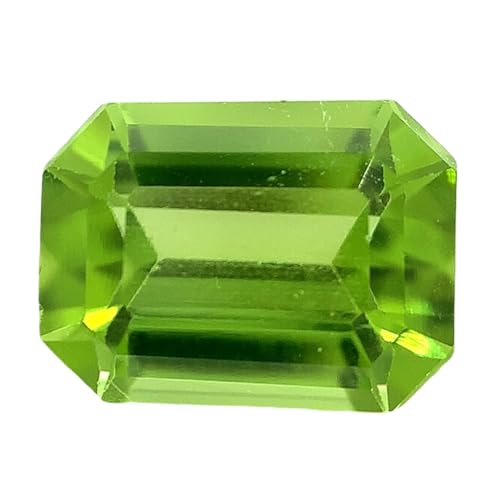 Péridot naturel pierre gemme à facettes pour fabrication de bijoux bague pendentif et collier DIY