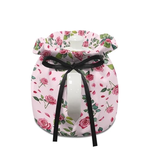 Image of Valentine Tea Cozy Foldable Teapot Rose Dust Cover Keep Warmer Teapot Protective Insulated Soft Cover Kitchen Home Decor Accessory Tea Pots Cozy Decorative Accessories
