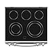 Kenmore Front Control Electric Range Oven with 5 Cooktop Elements with 7 Cooking Power Options, True Convection, Steam and Self Clean, Freestanding Oven, 4.8 cu. ft. Capacity Stainless Steel