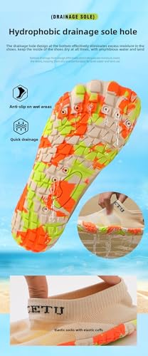 Sim Racing Shoes for Men Home Gaming Cockpits Karting - Enhanced Grip Sock Slippers Slip On Barefoot Driving Shoes Breathable Clear Mesh Comfort Wear Grippy No-Slip Sole for Advanced Petal Control4