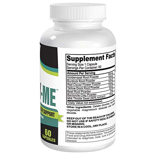 14-Day Total Detox Cleanse Supplement - Natural Drug Detox Pills - Supplements - 60 Capsules - Image 4