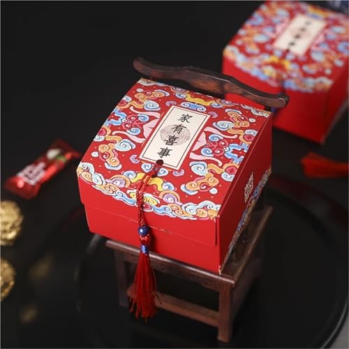 Cadeaux for invités : boîte à bonbons papier style chinois - 6