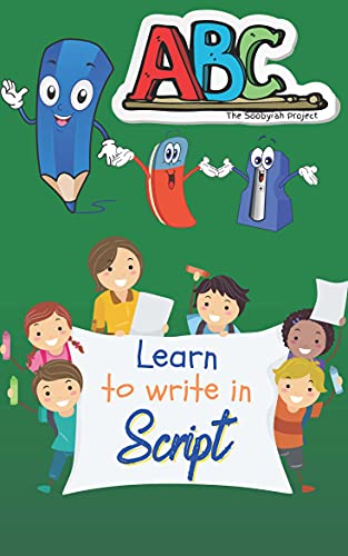 amazon com learn to write in script tacing worksheets worksheets trace script kids practice writing ebook project the soobyiah kindle store