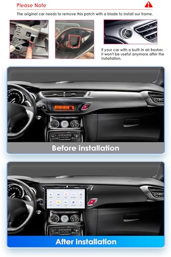 Pantalla multimedia de 9'' con WiFi para Citroën C3 y DS3: viaja conectado con Android 13 2