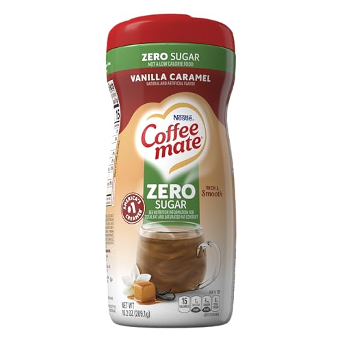 Coffee-mate Vanilla Caramel, Zero Sugar Powdered Coffee Creamer, 10.2 Ounce (Pack of 6) - image 8