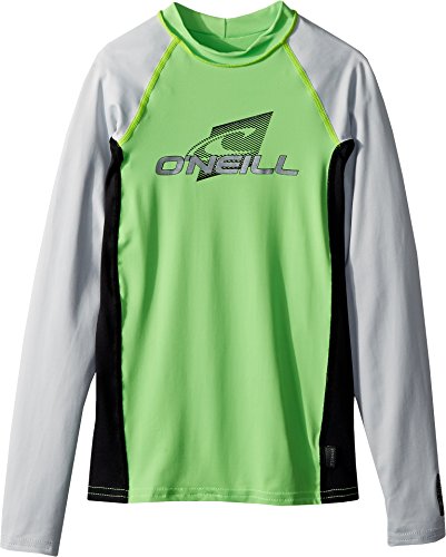 Image of O'Neill Youth Premium Skins Long Sleeve Rashguard, UPF 50+ Sun and Rash Protection, Buttery Soft Tight Fit