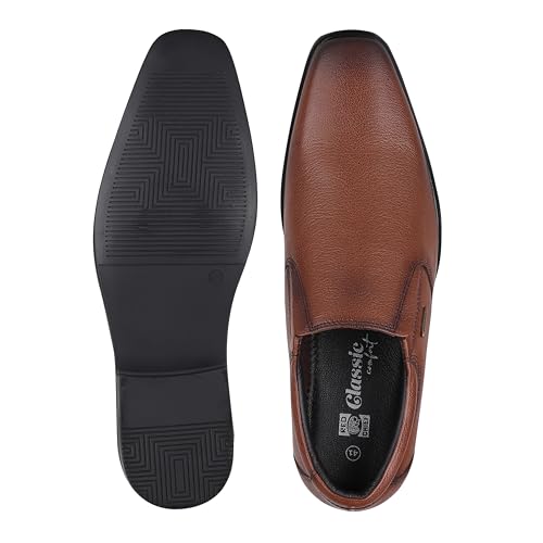 Image of Red Chief Genuine Leather Formal Slip On for Men | Pull-On Shoes for Men | RC3974LR