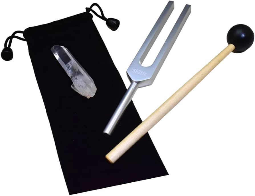 ★驚異の石♥★【人工鉱石テラヘルツ&ソルフェジオ528Hz✴DNAチューナー】a Amazon | [セドナの魔法] DNAチューナー 528Hz マレットつき本格派