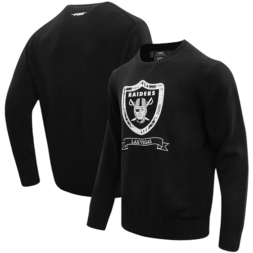 Pro Standard Men's Black Las Vegas Raiders Prep Knit Sweater