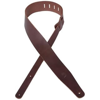 Planet Waves 25TL01-DX Sangle pour Guitare en cuir 63 mm Marron - Les Beatles, Paul McCartney, John Lennon, RIngo Starr, George Harrison