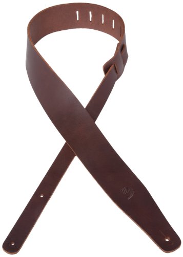 Planet Waves 25TL01-DX Sangle pour Guitare en cuir 63 mm Marron - Les Beatles, Paul McCartney, John Lennon, RIngo Starr, George Harrison Planet Waves 25TL01-DX Sangle pour Guitare en cuir 63 mm Marron