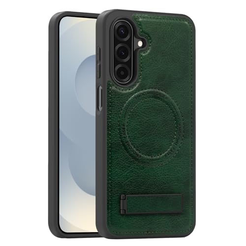 Image of Lunivop for Samsung Galaxy A17 5G Phone Case 6.7 inch PU Leather Green