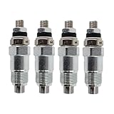 Jeimgrso 4 Pcs Fuel Injector 093500-1800 23600-56011 093500-1810 23600-48011 Compatible with Toyota 2B/B 2J/2H Engine