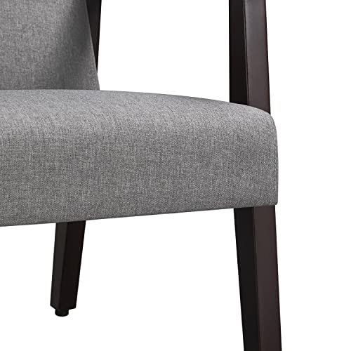 Yaheetech Accent Chair, Mid-Century Living Room Chair, Modern Linen Fabric Side Chair With High Back For Living Room/Office/Bedroom, Minimalist, Dark Gray #TOP7