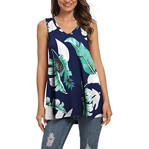 AUSELILY Blusa Túnica Verano Mujer Cover