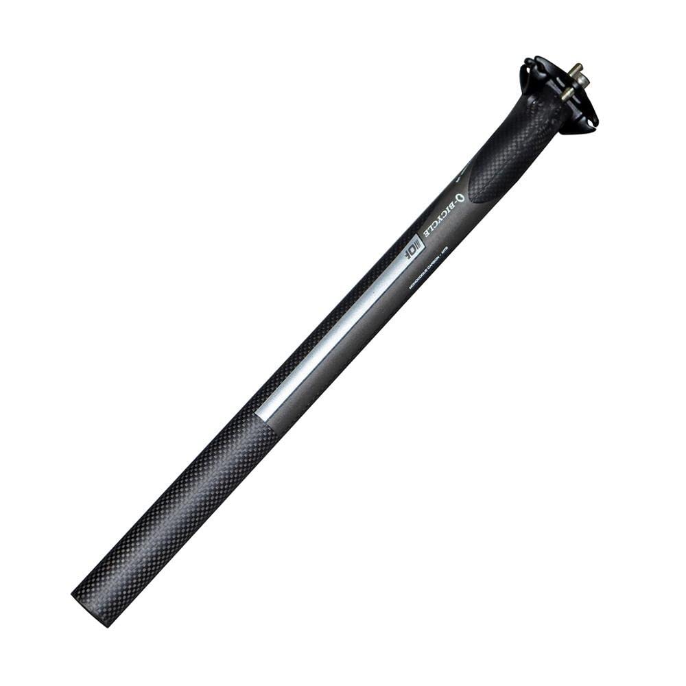 Tige de selle carbone 31.6 x 400 mm tube de siège VTT rigide mat