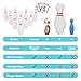 Liberry Kids Bowling Set, 10 Plastic Toy Bowling Pins & 2 Balls, Toddler Indoor Outdoor Sports Games, Educational Christmas Birthday Gifts for Boys Girls Ages 2 3 4 5 (White)