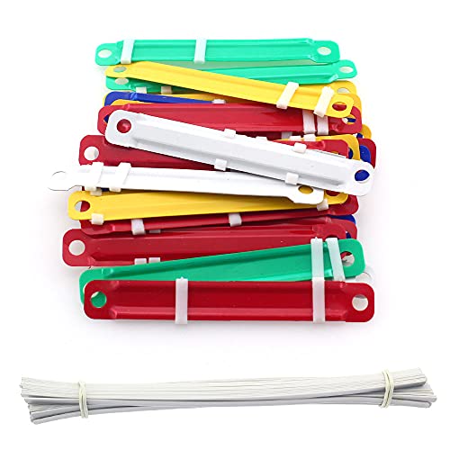 50 Attaches Papier Prmape - Clips Organisateurs Pour Archives - Multicolores
