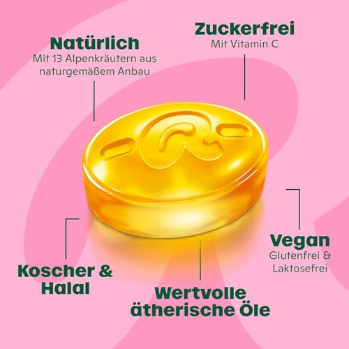 Salbei-Bonbons Ricola Alpen Salbei, 10 Böxli Schweizer Kräuter-Bonbons