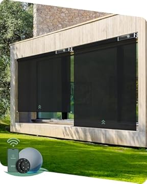 motorized retractable sun shade