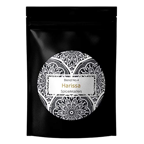 Harissa Spice Mix - Mélange premium mélangé à la main de qualité supérieure par Spice Masters - Repas faciles rapidement