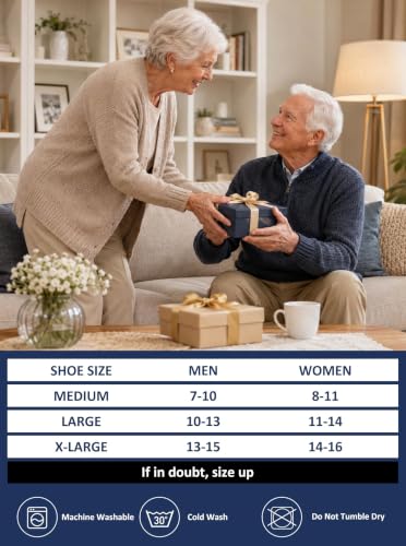 Image of ZAKASA Non Slip Grip Socks: Grippy Socks Men Women Hospital Elderly