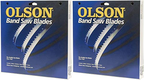 OLSON SAW FB14593DB HEFB Band 6-TPI Skip Saw Blade, 1/4 by .025 by 93-1/2-Inch On? Pa?k Pack of 2