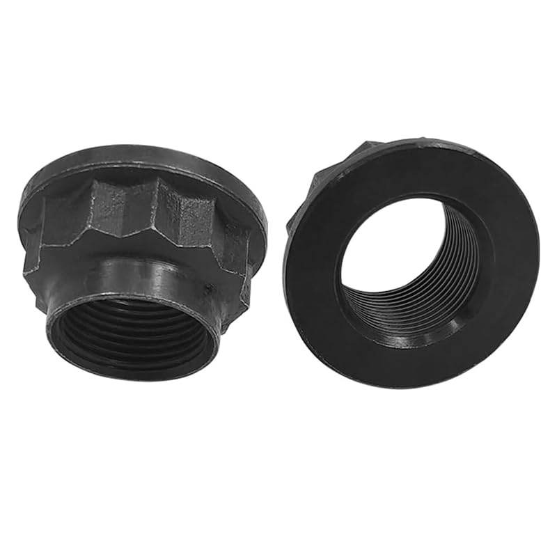 2 Pcs Front Wheel Axle Shaft Nut Hub Driveshaft Nut - Replace OEM 90177-22001, 90080-17238 - Compatible with Toyota, Lexus, Scion Vehicles