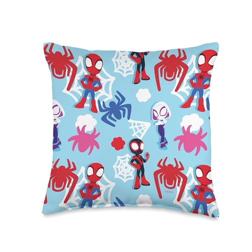 Coussin Spidey Team Marvel lit enfant oreiller imprimé multicolore 40cm - 2