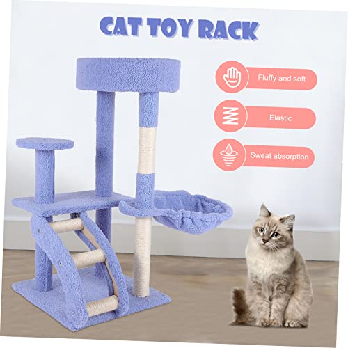 Hohopeti 1 pç Sisal Moldura de Escalada Brinquedos para Gatos Brinquedo de Arranhar Gatinho Platafor