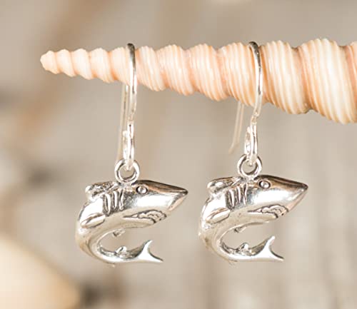 Sea Life Charm Earrings (Shark) #TOP4