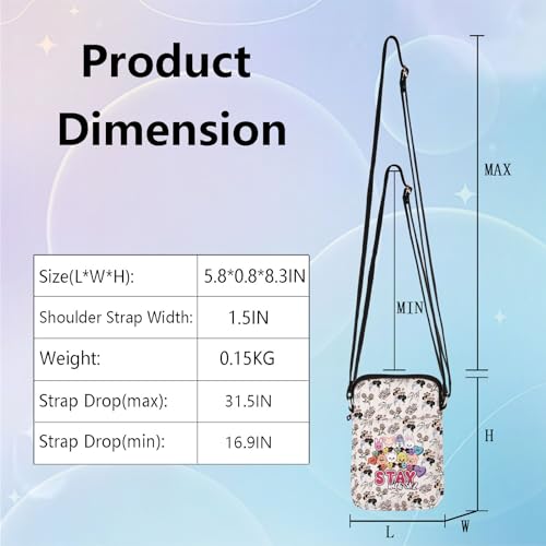 WSNANG Cartoon Member Crossbody Bag Stay Fandom Shoulder Bag Group Gifts Music Merchandise4