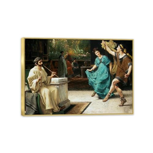 Tableaux sur Toile pour Décoration Murale Habiller Grand Mur Salon Cadre Doré 100x70