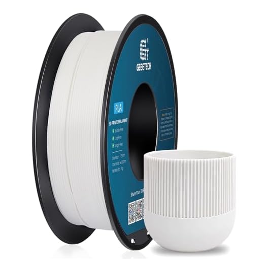 ⚡ GEEETECH Matte PLA Filament 1.75mm,White PLA Matte 3D Printer Filament 1kg Spool (2.2lbs), Dimensional Accuracy +/- 0.02 mm,1.75 PLA Filament Matte 3D Printing Filament